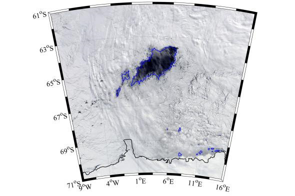 Hố băng khổng lồ, rộng bằng Hà Lan hình thành ở Nam Cực