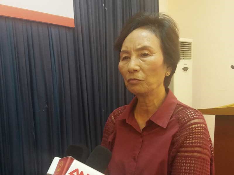 PGS-TS Bùi Thị An, Phó Chủ tịch Liên hiệp Các hội khoa học kỹ thuật Hà Nội, khẳng định những quyết định và kiến nghị của bà hoàn toàn vì dân nghèo. Ảnh: VIẾT LONG