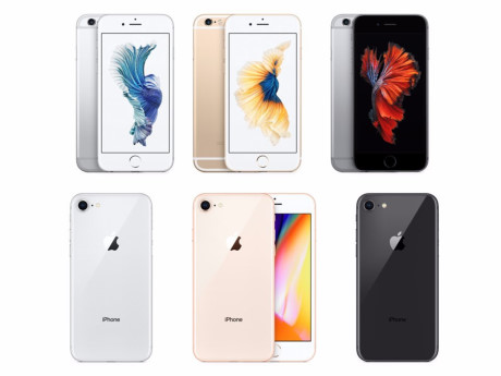 Thiết kế gần giống iPhone 8: So sánh giữa 3 phiên bản thì rõ ràng iPhone X có thiết kế độc đáo, mới lạ nhất. Tuy vậy, thiết kế của iPhone 6S vẫn rất đẹp và khá giống với iPhone 8. Cả hai phiên bản có cùng hình dạng và kích cỡ khung viền. Màn hình cũng cùng kích cỡ và độ phân giải.