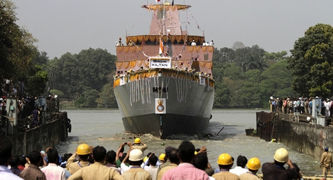 Ấn Độ triển khai tàu chiến tàng hình chống ngầm tối tân