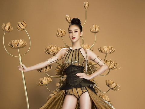 Hé lộ trang phục truyền thống của Hà Thu tại Miss Earth 2017