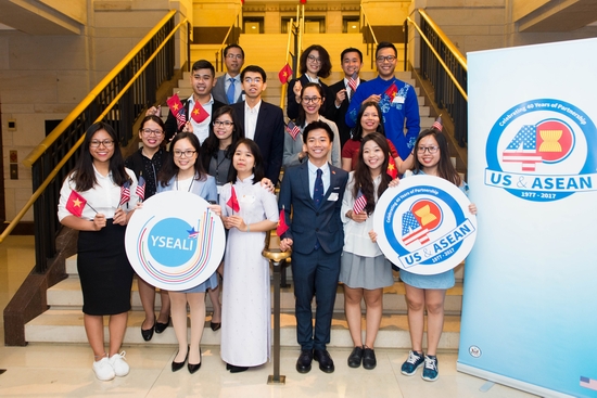 Đại sứ quán Việt Nam tại Mỹ dự Lễ kỷ niệm quan hệ Mỹ - ASEAN với học viên YSEALI