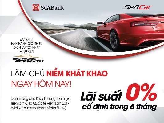SeABank tham gia triển lãm ô tô quốc tế