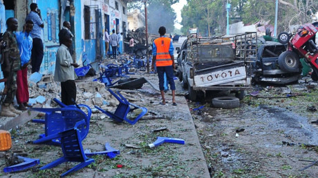 Khủng bố tấn công tự sát gần Văn phòng Tổng thống Somali, 23 người chết