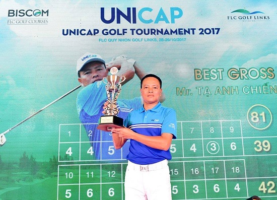 Golfer Tạ Anh Chiến lần đầu vô địch Unicap Golf Tournament 2017