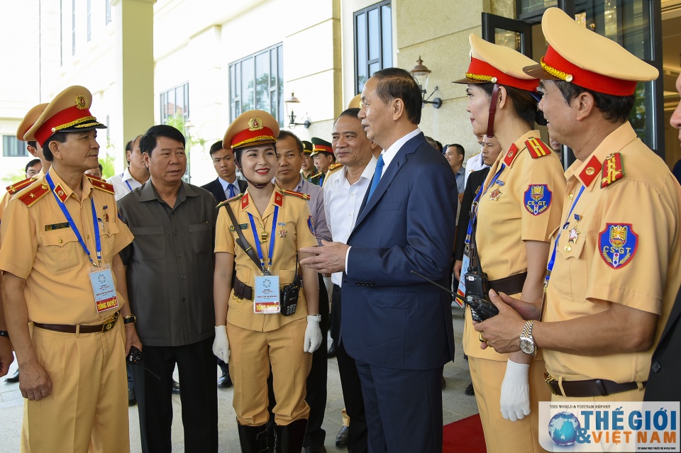 Chủ tịch nước Trần Đại Quang và Phu nhân chủ trì tổng duyệt Tuần lễ Cấp cao APEC 2017