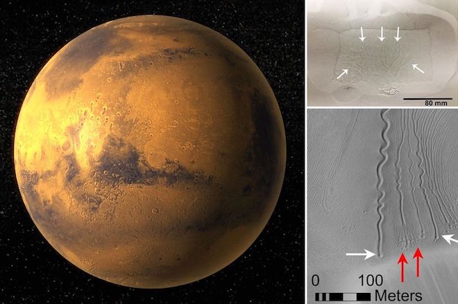 Giải mã thành công những rãnh lượn sóng bí ẩn trên Sao Hỏa