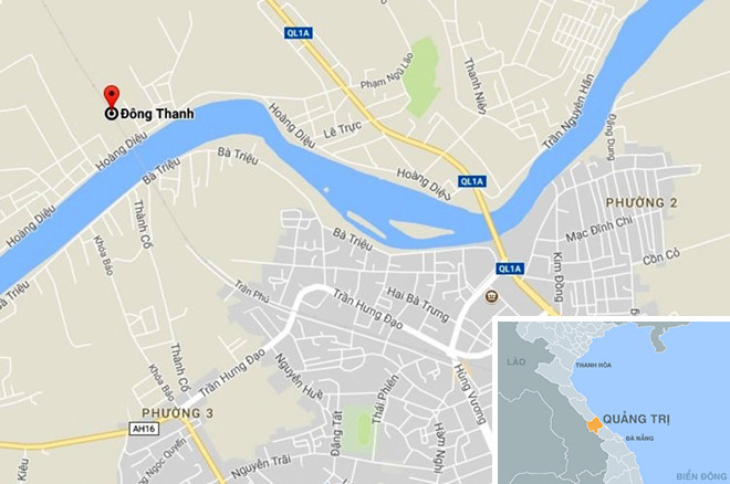 Vụ tai nạn xảy ra tại phường Đông Thanh, TP Đông Hà. Ảnh: Google Maps.