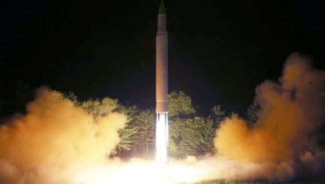 Tên lửa xuyên lục địa của Triều Tiên. (Ảnh: Getty) 