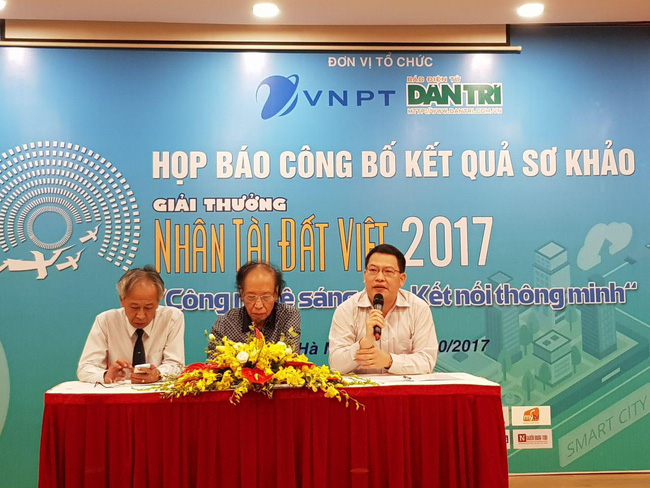 Ban Tổ chức Giải thưởng Nhân tài Đất Việt 2017 công bố kết quả sơ khảo.