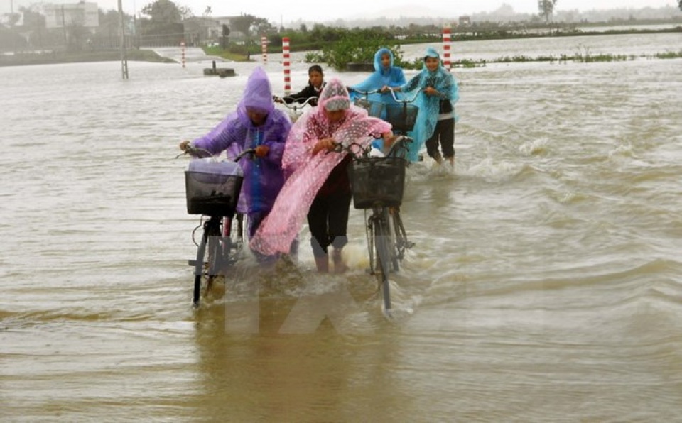 Quảng Trị đến Bình Thuận có mưa rất to từ chiều mai
