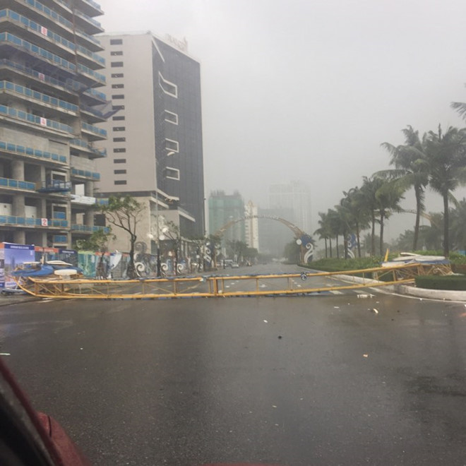 Chùm ảnh bão số 12 đổ bộ Khánh Hòa, Đà Nẵng