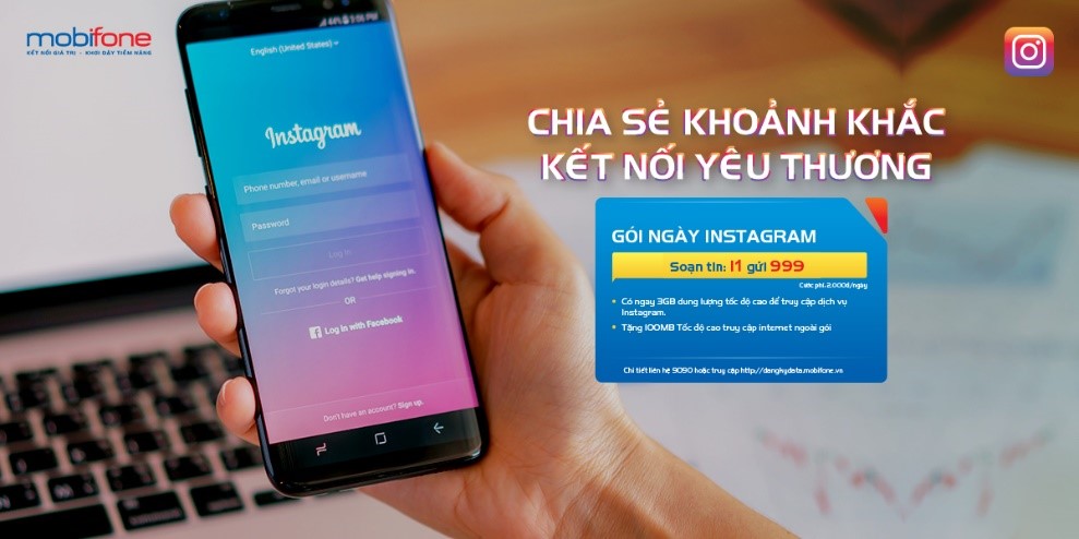 Chia sẻ khoảnh khắc – Kết nối yêu thương với gói Instagram Data của MobiFone
