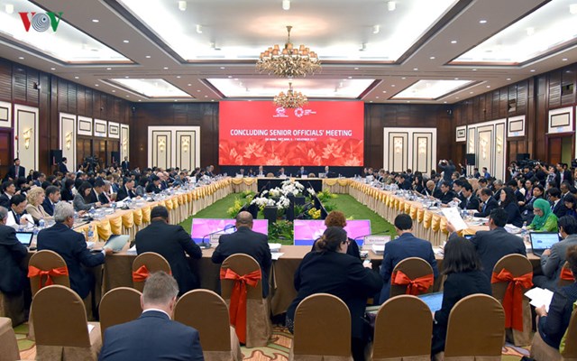 Hội nghị tổng kết: Các quan chức cao cấp APEC thống nhất nhiều vấn đề quan trọng