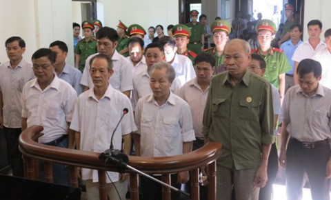 Nhóm cựu cán bộ xã Đồng Tâm chuẩn bị hầu tòa lần hai