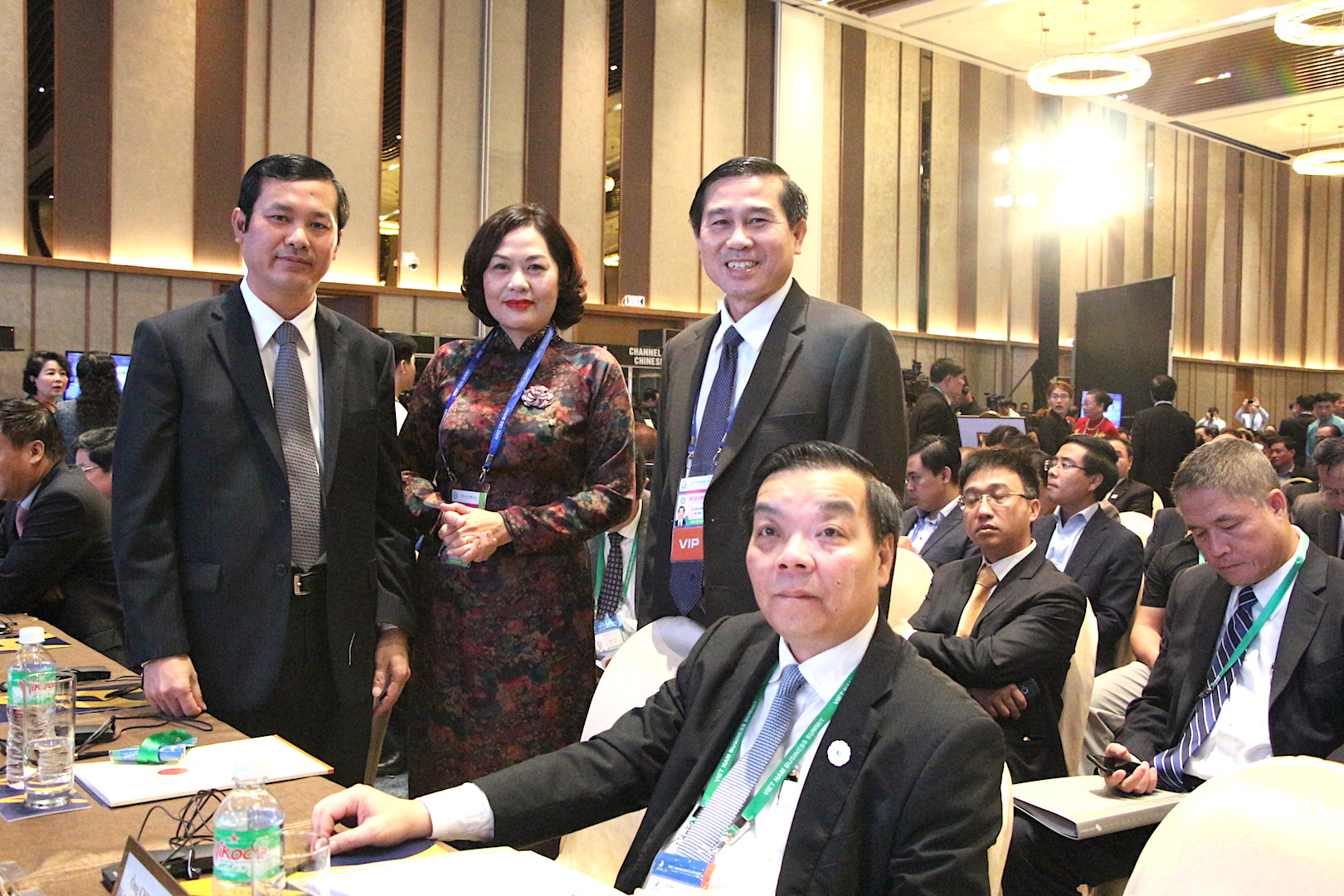 Đại diện lãnh đạo các bộ, ngành Việt Nam tham dự Hội nghị. Ảnh: VGP/Huy Thắng 