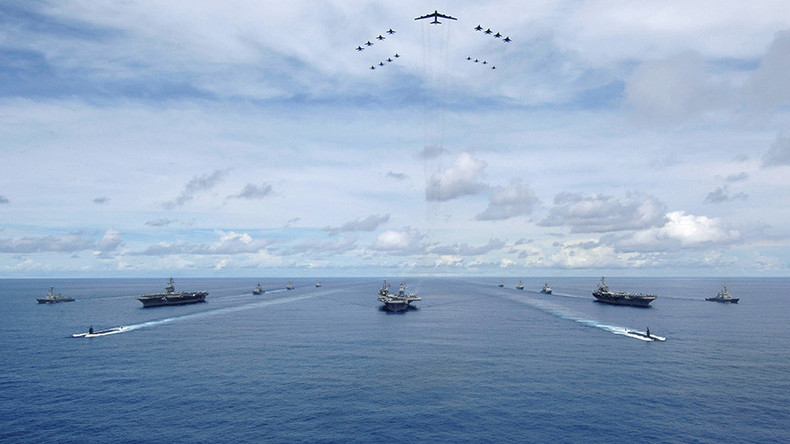 Tổng thống Trump đến Châu Á, Hải quân Mỹ lập tức tập trận lớn nhất thập kỷ