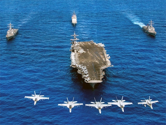 Lần đầu tiên 7 tàu sân bay hạt nhân Mỹ đồng loạt &quot;xuất trận&quot;!