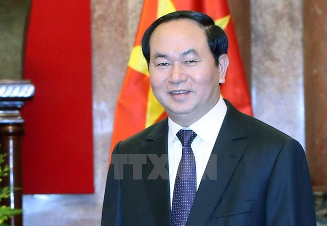 Chủ tịch nước Trần Đại Quang (Ảnh: TTXVN)