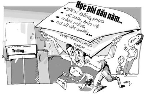 Danh sách 20 trường lạm thu đã bị xử lý ở Hà Nội