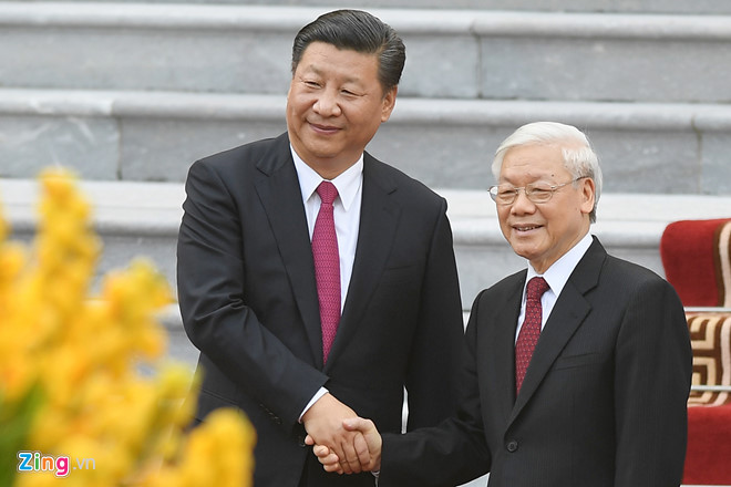 Chủ tịch Tập Cận Bình: Trung Quốc coi trọng việc không ngừng phát triển quan hệ với Việt Nam