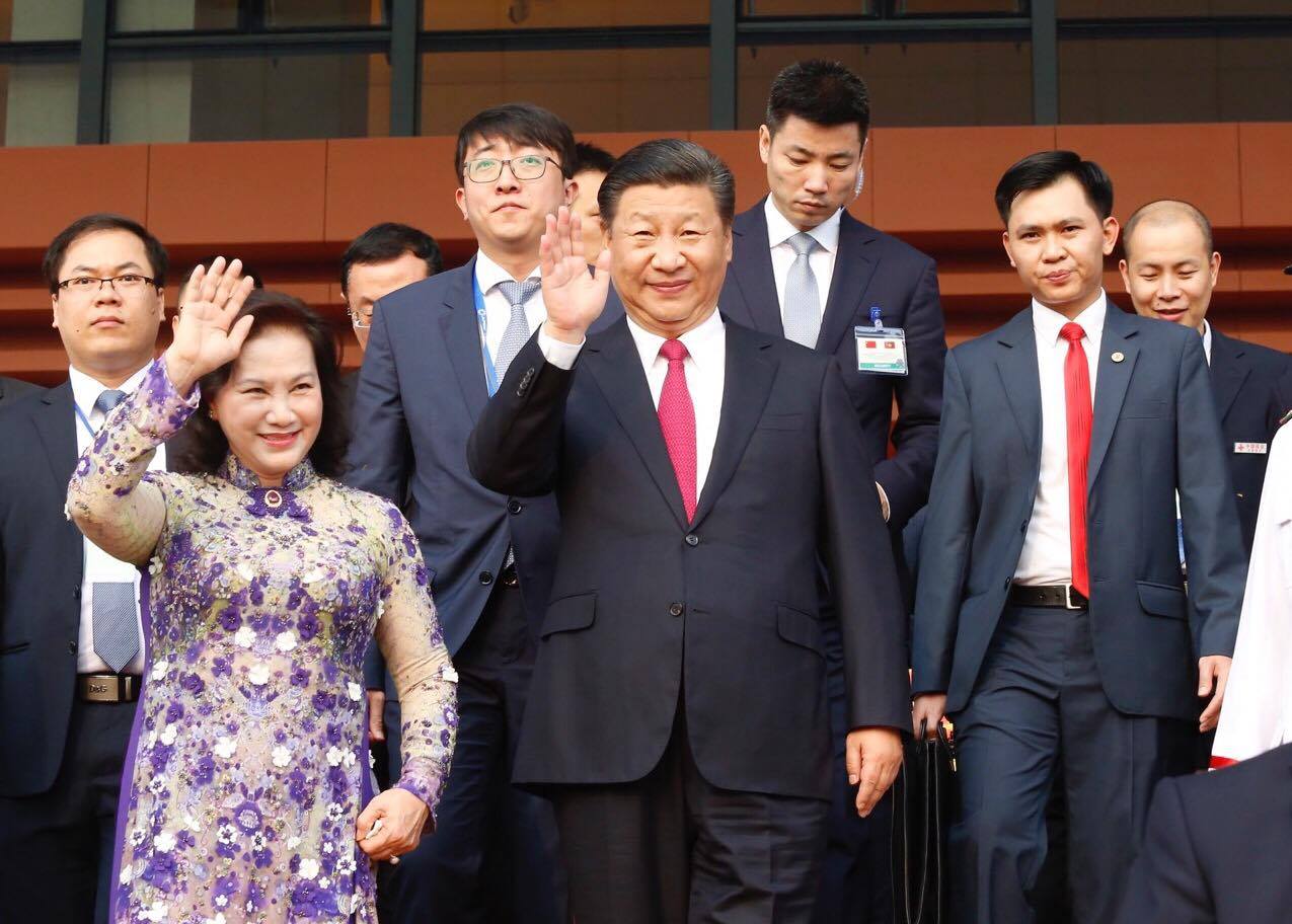 Chủ tịch Quốc hội Nguyễn Thị Kim Ngân và Tổng Bí thư, Chủ tịch nước Trung Quốc Tập Cận Bình đã tham dự Lễ khánh thành Cung Hữu nghị Việt - Trung