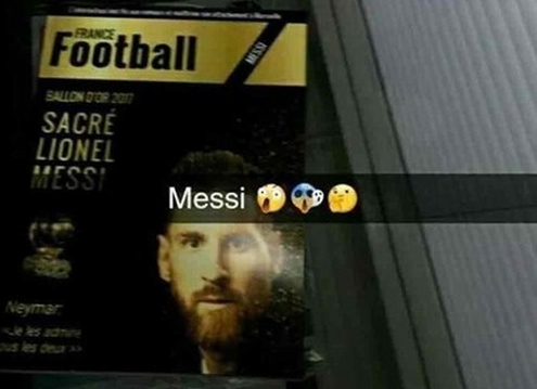Rò rỉ ảnh Lionel Messi đoạt &quot;Quả bóng Vàng 2017&quot;!