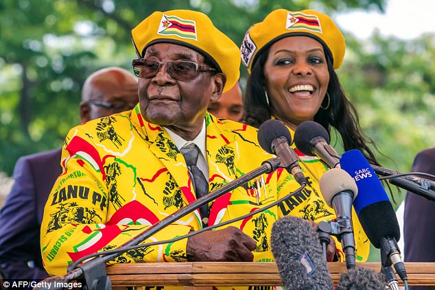 Tổng thống Mugabe định tìm cách đưa vợ lên cầm quyền thay mình