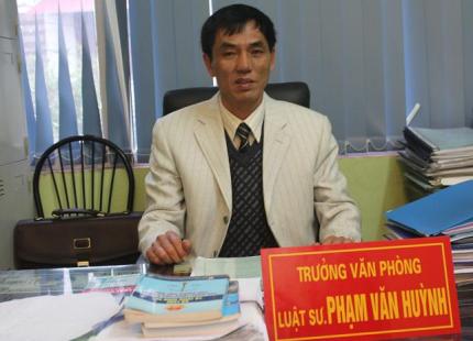 Luật sư Phạm Văn Huỳnh - Trưởng văn phòng Luật sư Tâm Đức