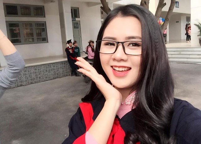 Cận cảnh vẻ đẹp Hoa khôi Đại học Vinh sắp lên xe hoa cùng 'soái ca' Quế Ngọc Hải