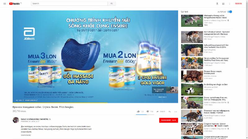 Nhiều nhãn hàng quảng cáo trên các nội dung có yếu tố dung tục trên YouTube.