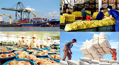 Hoạt động thương mại đang là một trong những điểm sáng trong bức tranh chung của nền kinh tế Việt Nam. Ảnh minh họa
