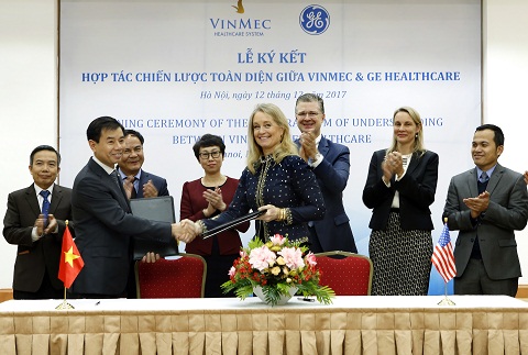 GE Healthcare và Vinmec bắt tay hợp tác toàn diện