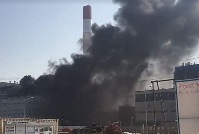 Công an vào cuộc vụ cháy Nhà máy nhiệt điện Thái Bình 2