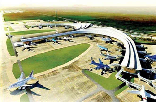 Phối cảnh trong đề án thiết kế sân bay Long Thành.