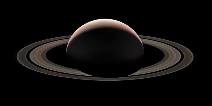 Đây là hình ảnh cuối cùng của tàu vũ trụ Cassini ghi lại được về sao Thổ trước khi rơi xuống hành tinh này khi hoàn thành sứ mệnh.