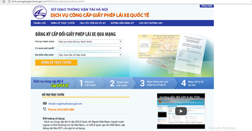 Hà Nội bắt đầu cấp giấy phép lái xe trực tuyến mức độ 4