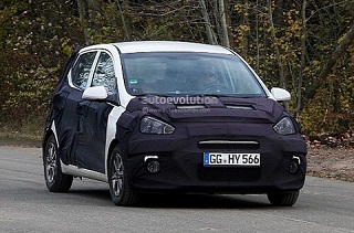 Lộ ảnh đầu tiên của xe nhỏ Hyundai i10 2014