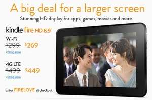 Đến lượt máy tính bảng Kindle Fire HD mất giá