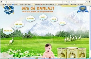 Sữa dê Danlait 300 nghìn/hộp không phải là sữa !