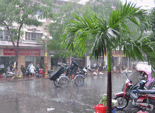 Bắc Bộ mưa kéo dài hết tuần