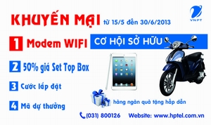 Hải Phòng: Khuyến mại “sốc” dịch vụ MegaVNN và MyTV
