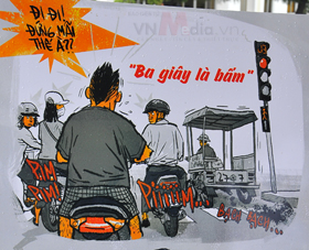  Biếm họa văn hóa giao thông