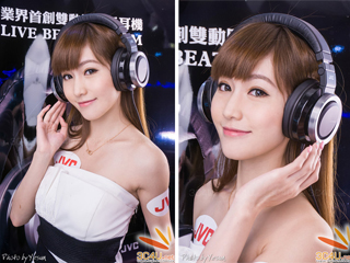  Mẫu xinh khoe sắc bên tai nghe hầm hố