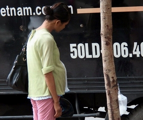 Giả mang bầu để xin tiền chích ma túy