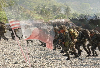 Mỹ, Philippines tập trận rầm rộ trên Biển Đông