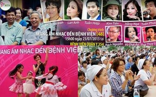 Mang âm nhạc đến bệnh viện tri ân ngày Thương binh - Liệt sĩ