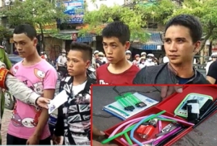 Bắt kẻ bị hen mang tiền đi chơi cờ bạc bịp