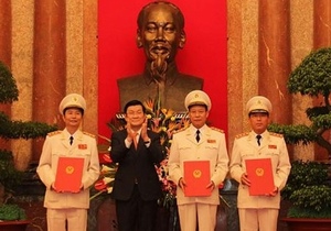 Ba Thứ trưởng Bộ Công an được phong hàm Thượng tướng