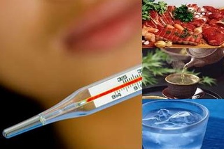 Nên kiêng ăn uống gì khi bị sốt?